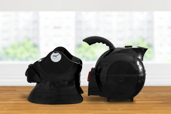 All Black Uccello Kettle Base and Body Side View