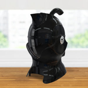 3 quarter turn view of the all black Uccello Kettle