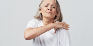 Woman with joint pain