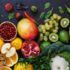 colourful fruit and vegetables