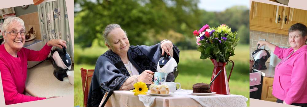 Elderly Women with the Uccello Kettle for Mother's day