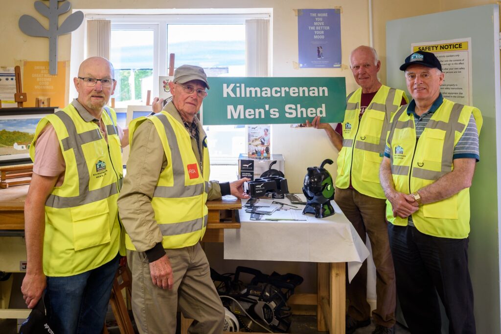 Some of the Kilmacrenan Men's Shed Members trying our their new Uccello Kettle 