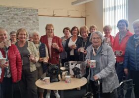 Members of the Young at Heart Group in Kilmacrennan, Co. Donegal