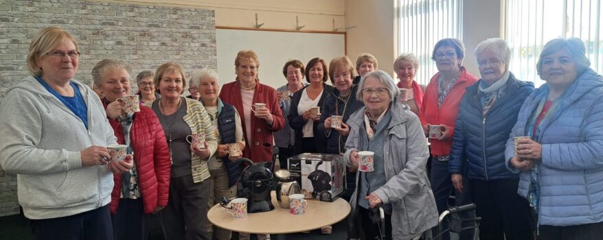 Members of the Young at Heart Group in Kilmacrennan, Co. Donegal